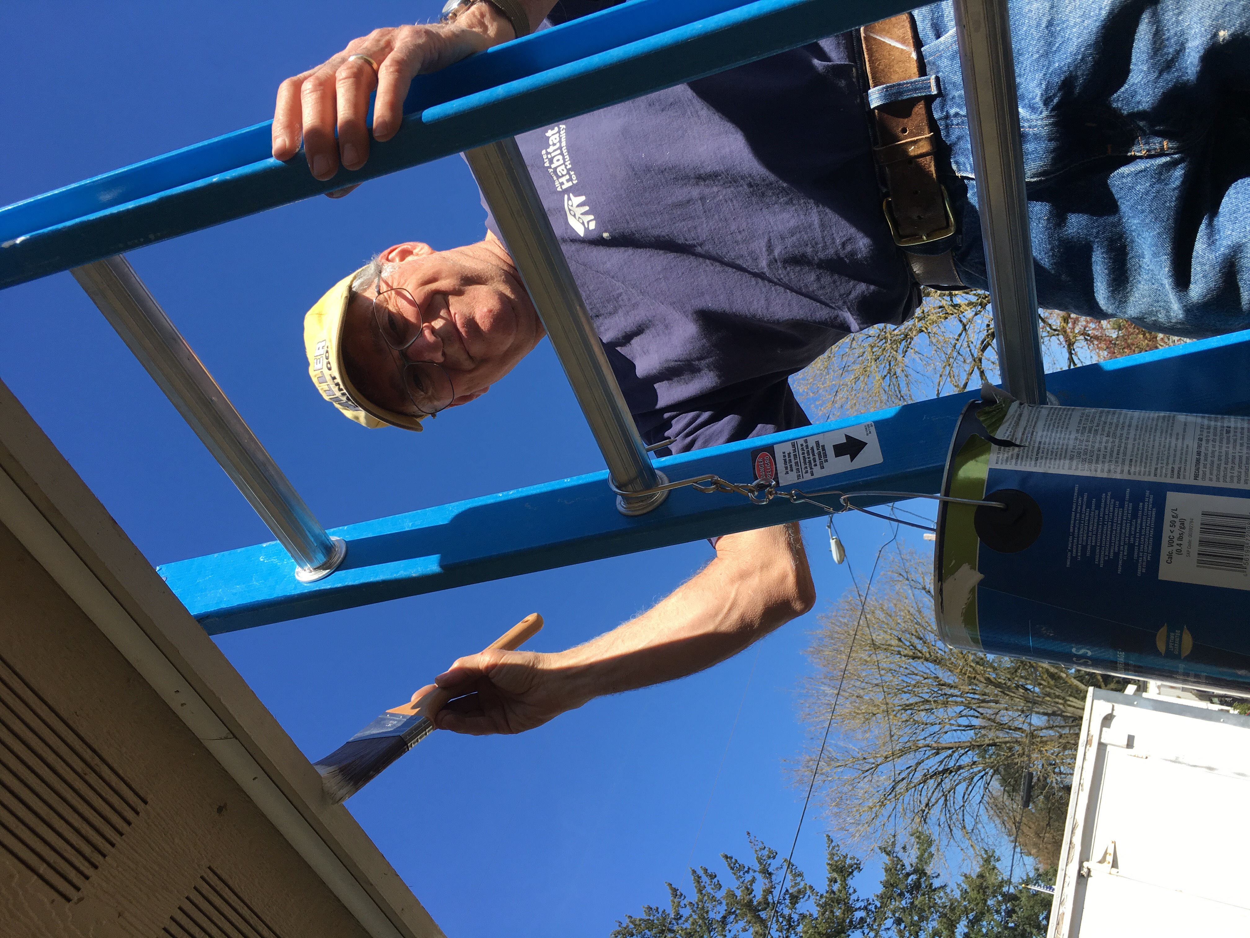 Jerry Painting Albany Area Habitat for Humanity